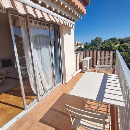 Apartment 2p Climatise Avec Wifi, Piscine, Parking Prive, Proche Plages Et Centre - Fr-1-780-1